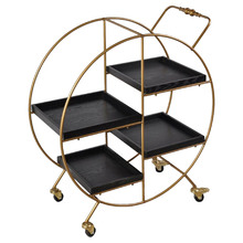 Luxe Round Bar Trolley