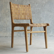 Kent Leather Suede Dining Chair