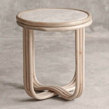 Alcides Marble Side Table