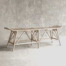 Cameron Rattan Ottoman Bench
