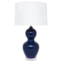 70cm High Gloss Bubble Bronte Table Lamp