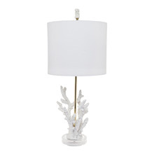 Mariu White Acrylic Table Lamp