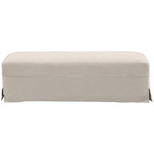 Bridgette Slipcover Ottoman Bench