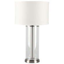 Roswell Bank Glass Table Lamp