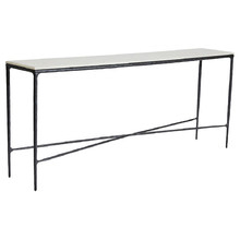 Fiona Marble-Top Console Table
