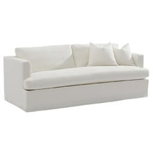 Cayman 3 Seater Linen-Blend Slipcover Sofa