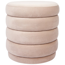 Elbert Velvet Footstool