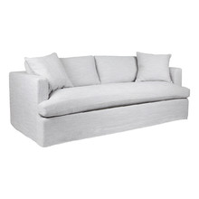 Grey Thierry 3 Seater Slipcover Sofa