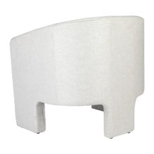 Natural Shana Linen-Blend Tub Chair