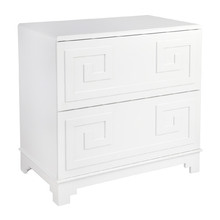 White Germaine Bedside Table