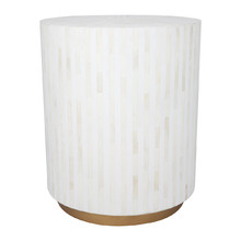 Makayla Bone Inlay Side Table