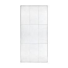 Black Beluga Panelled Floor Mirror