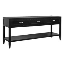 Black Laufer Console Table