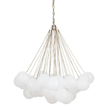 Savino Large Cloud Frosted Glass 3 Light Pendant