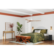 Caramel Evelyn Velvet Accent Stool