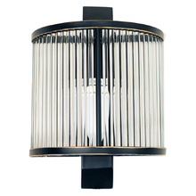 Grenelle Fluted Glass Flush Mount Wall Light