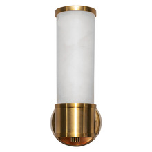 Decatur Iron & Alabaster Wall Sconce