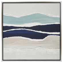 Sea Mountain Framed Canvas Wall Art