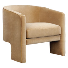 Karsten Velvet Armchair