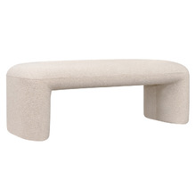 Mikhail Boucle Ottoman Bench
