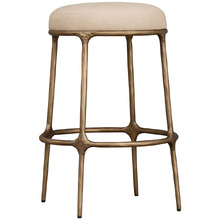 65cm Cassian Linen Bar Stool