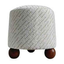 Astra Jacquard Ottoman