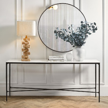 Debbie Marble & Boucle Table Lamp