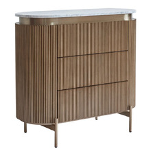 Betty Carrara Marble 3 Drawer Chest