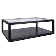 Galvan Rectangular Oak Wood Coffee Table