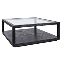 Galvan Square Oak Wood Coffee Table