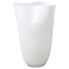 White Alysha Glass Vase