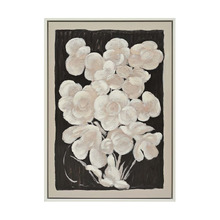 Textured Bouquet Framed Canvas Wall Art