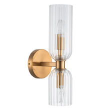 Cosmera Fluted Glass 2-Light Up/Down Wall Light