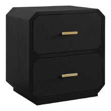 Nelson 2 Drawer Bedside Table