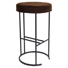 Black 66cm Eastham Velvet Counter Stool