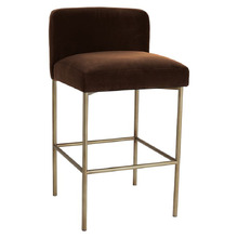 66cm Duxbury Velvet Counter Stool
