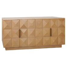 Bethany Travertine & Oak Wood Sideboard