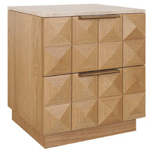 Bethany Travertine Bedside Table
