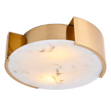 Roche Brass & Resin Flush Mount Ceiling Light
