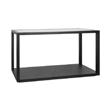 Parker Oak Wood & Glass Console Table
