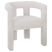 Ivory Elro Boucle Armchair