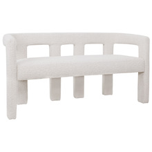Ivory Elro 2 Seater Boucle Sofa