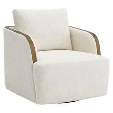 Ivory Janrix Swivel Armchair