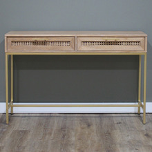 Lilo Rattan Console Table