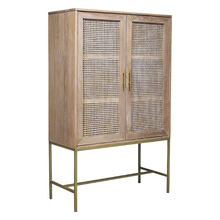 Lilo 2 Door Rattan Cabinet