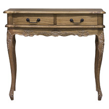 French Provincial Adele 2 Drawer Console Table