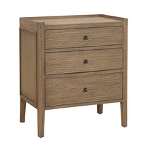 Marina 3 Drawer Bedside Table
