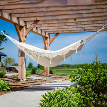 Fringed Brazilian Cotton Double Hammock