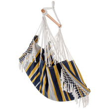 Brazilian Fringed Cotton Single Hammock Chair