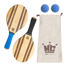 5 Piece Frescobol Paddle & Ball Set